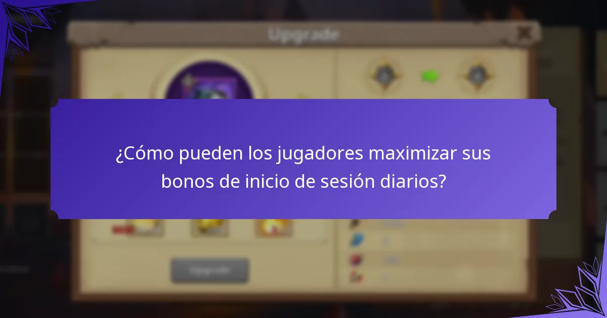 ¿Qué recompensas pueden ganar los jugadores de los bonos de inicio de sesión diarios?