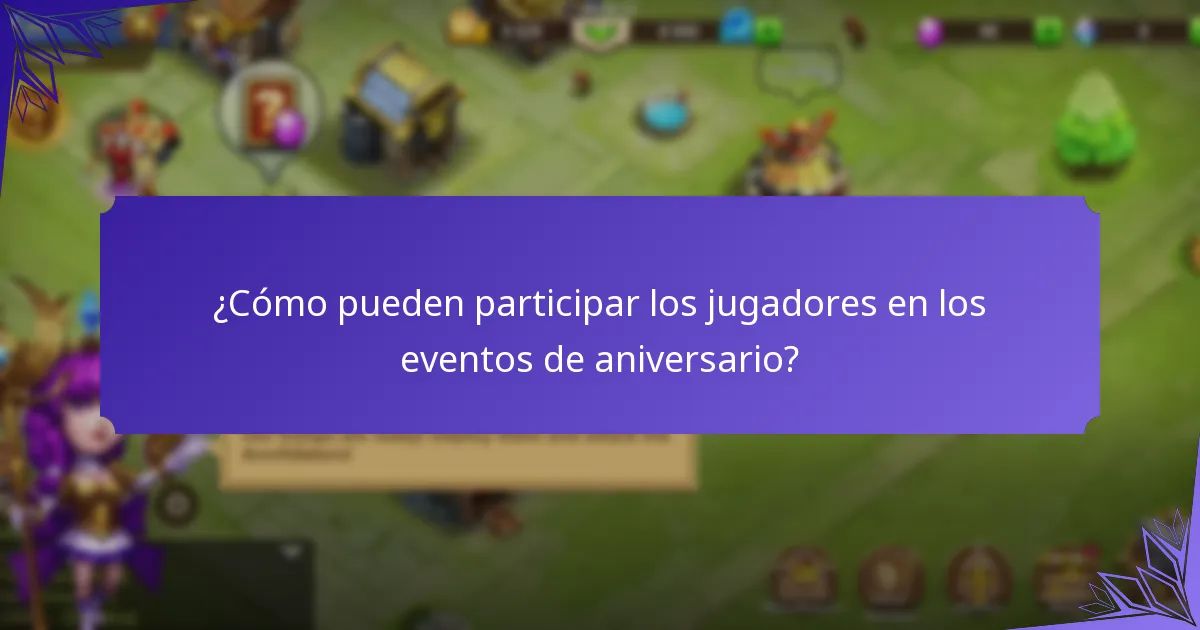 ¿Qué recompensas pueden ganar los jugadores durante los eventos de aniversario?
