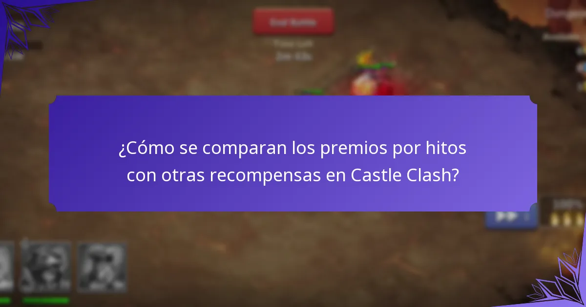 ¿Qué artículos se pueden obtener como recompensas por hitos?