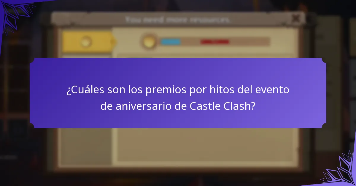 ¿Cómo pueden los jugadores participar en el evento de aniversario de Castle Clash?
